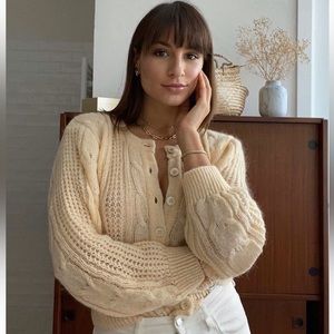 Authentic NWT Rouje mohair cardigan size38 US6